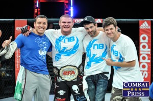 Copeland (second from left) (Phil Lambert/Combat Press)