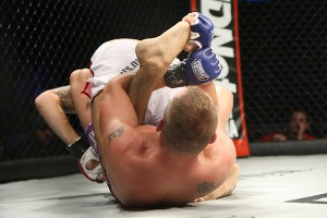 Wilson works for a submission (Keith Mills/Sherdog)