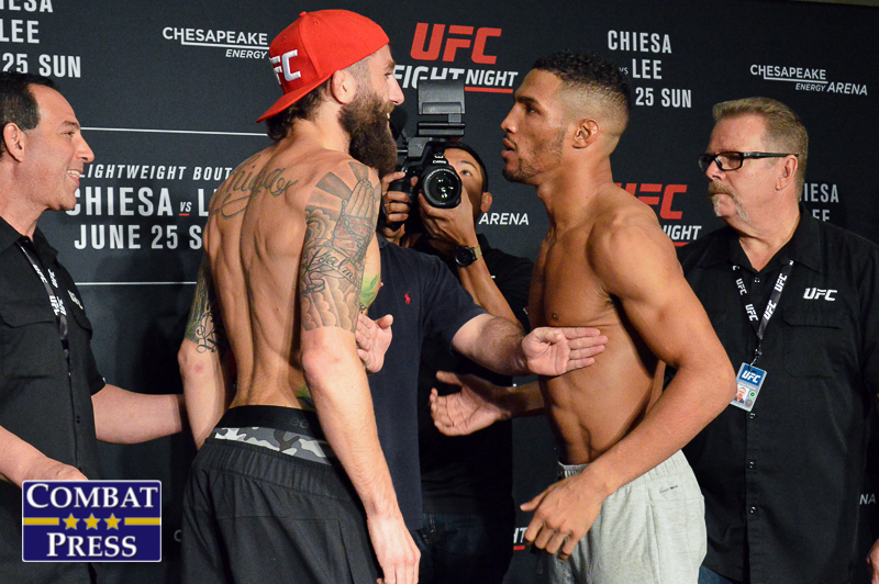UFC Fight Night 112: Chiesa vs. Lee Weigh-in Photo Gallery