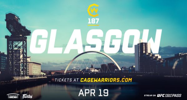 Official poster for Cage Warriors 187.