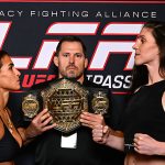 Beatriz Mesquita and Sierra Dinwiddie before LFA 211.