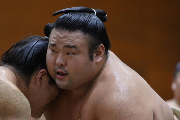 Sumo wrestler Takakeisho ahead of grand sumo's 2024 aki basho.