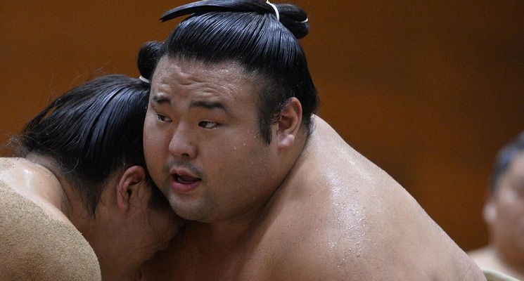 Sumo wrestler Takakeisho ahead of grand sumo's 2024 aki basho.