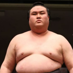 Sumo wrestler Kinbozan.