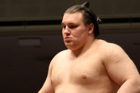 Ukrainian sumo wrestler Aonishiki