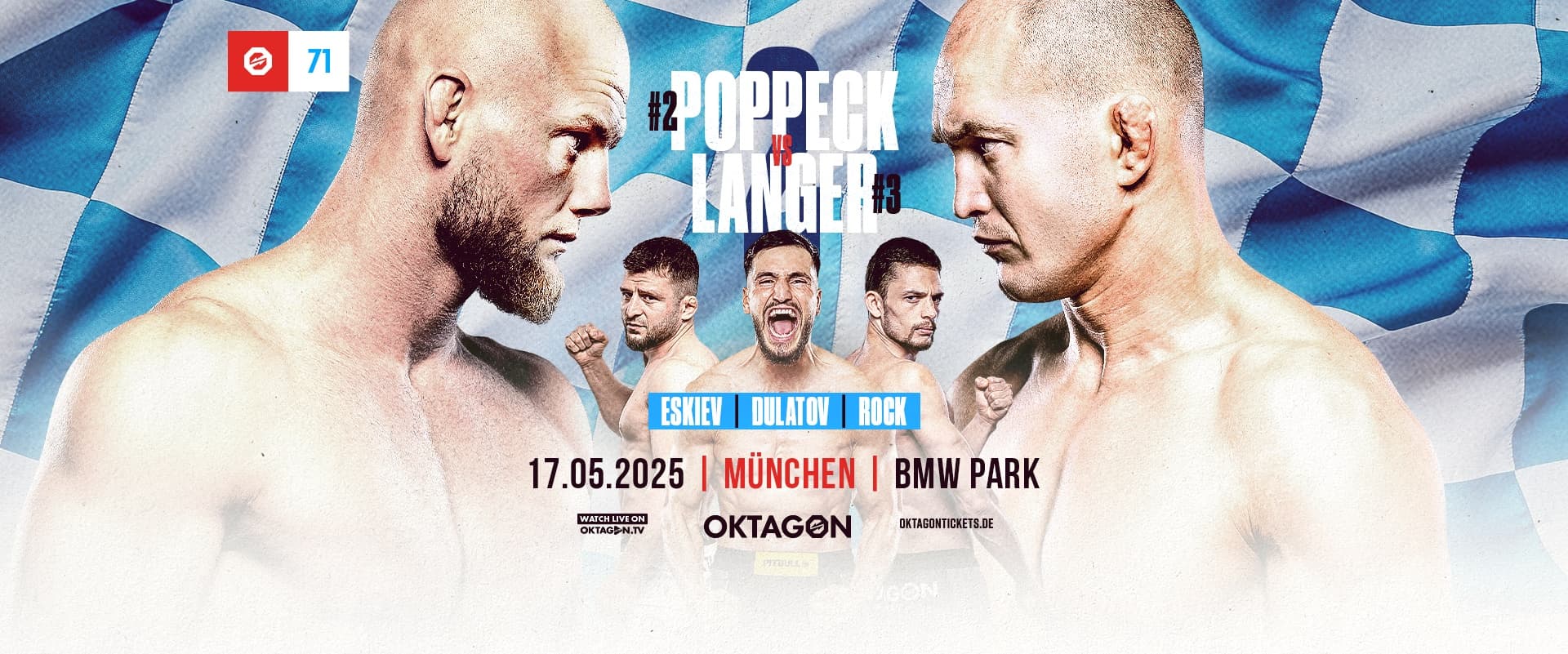 Oktagon 71 official poster.