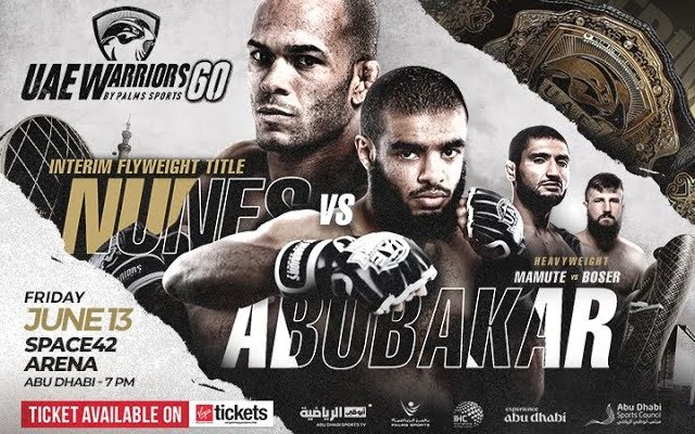 UAE Warriors 60 official poster.