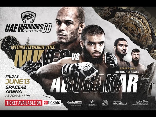 UAE Warriors 60 official poster.